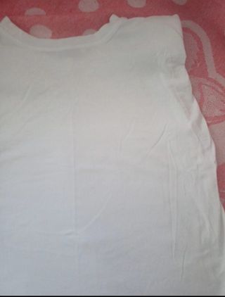 Camiseta Mango Blanca sin Mangas
