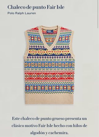 Jersey de punto Fair Isle