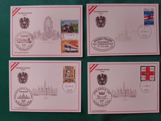 Austria - Lotto Cartoline Primo Giorno FDC 34 pz.