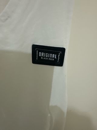 Camiseta sin mangas blanca Talla M
