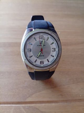 Reloj Calypso Hombre Negro/Plata
