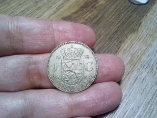 Moneda Holandesa 1 G 1958