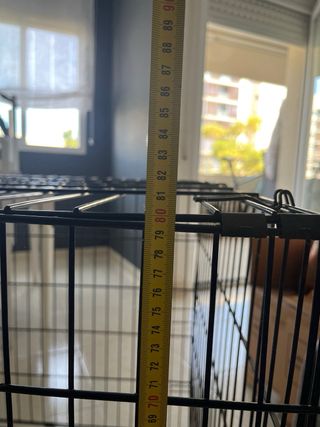 Jaula para perros negra