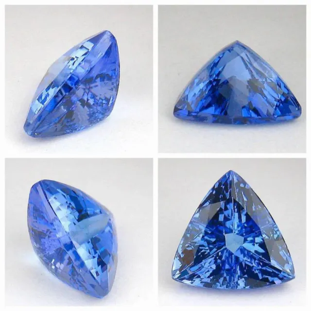 Tanzanite Naturale 4.50ct Triangolo Cert. IGI