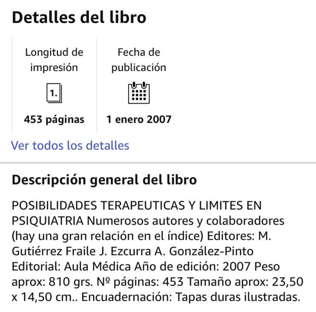 Posibilidades terapéuticas y límites en psiquia...