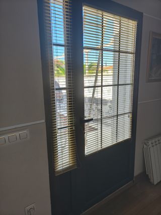 Puerta aluminio doble cristal