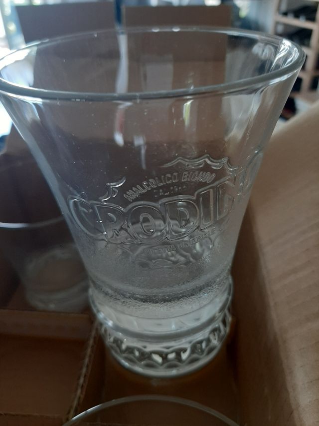 Bicchieri Crodino in vetro