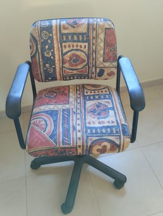 Sillón de oficina tapizado juvenil