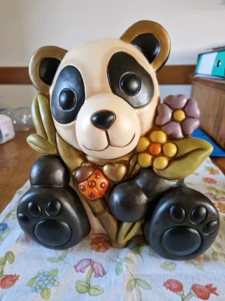 Thun Panda con Coccinella e Fiori