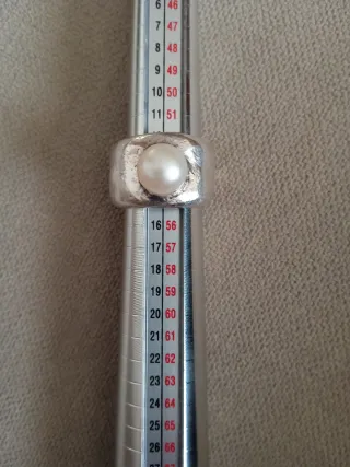 Anillo Tous Duna Perla Plata