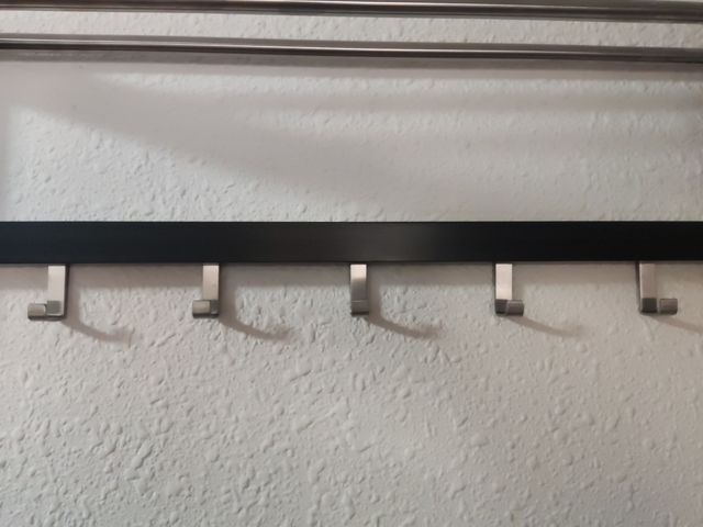 Perchero madera y metal