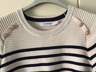 Maglia Conbipel a righe blu e bianche