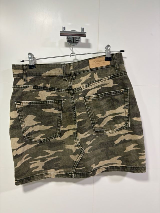 Falda vaquera camuflaje