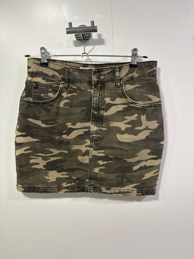 Falda vaquera camuflaje