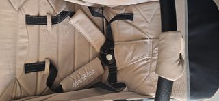 Carro de bebé color beige usado solo tres veses