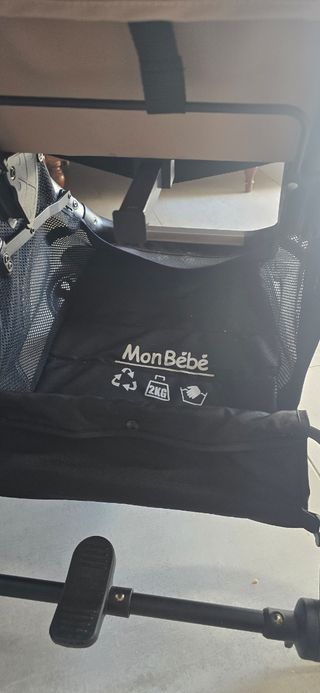 Carro de bebé color beige usado solo tres veses