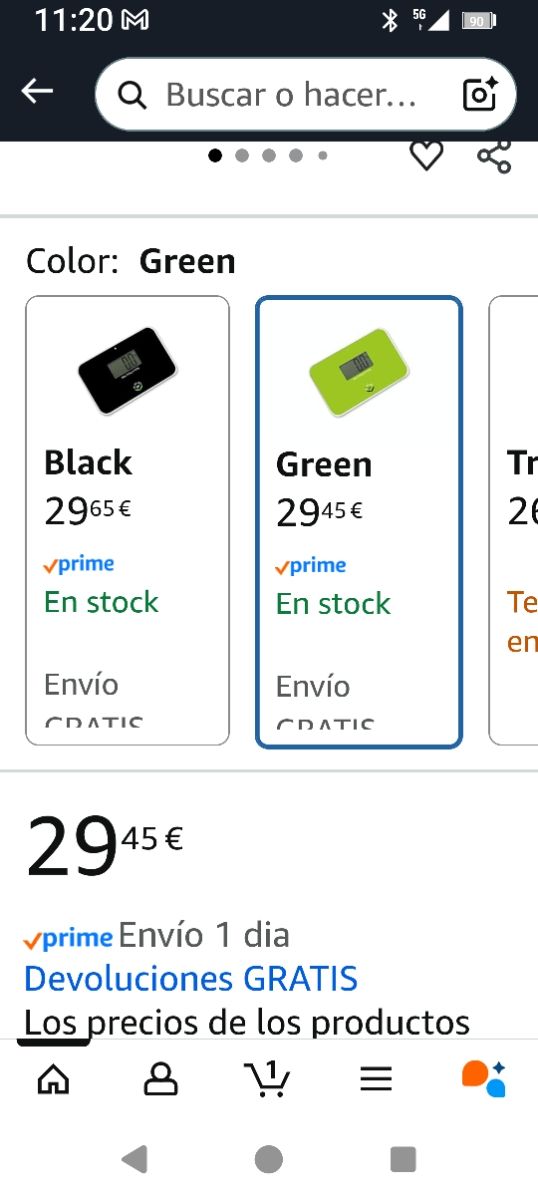 Báscula de Baño Digital Compacta