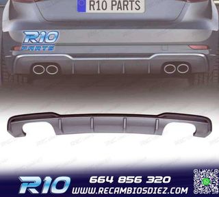 DIFUSOR AUDI A3 HATCHBACK 17-20 LOOK S3