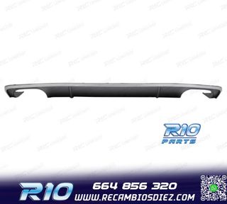 DIFUSOR AUDI A4 B9 16-19 LOOK S4