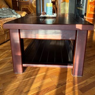 Mesa de centro madera maciza