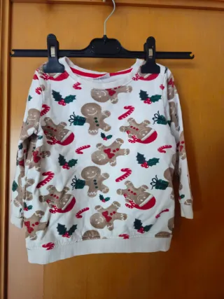 Maglioncino Natale Pan di Zenzero Bimbo