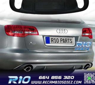 DIFUSOR AUDI A6 C6 4F SEDAN AVANT 09-11 LOOK RS6