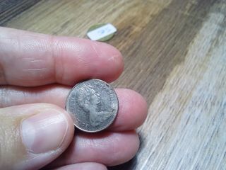 Moneda Canadiense 10 Cents 1968