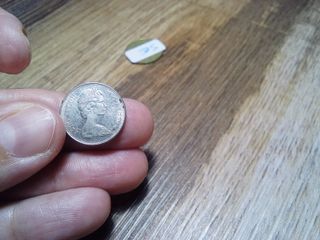 Moneda Canadiense 10 Cents 1968