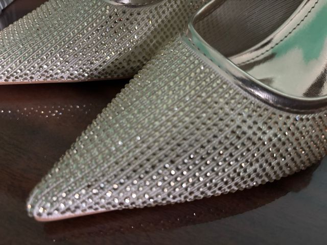 Décolleté Lover-y oro con strass