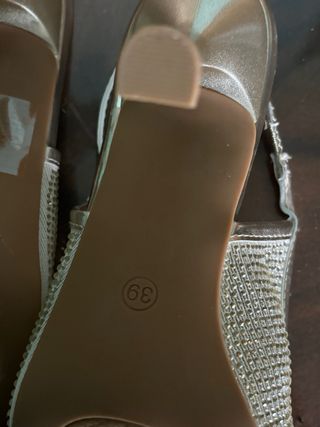 Décolleté Lover-y oro con strass