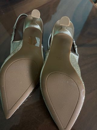 Décolleté Lover-y oro con strass