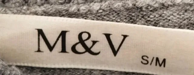 Jersey/vestido M&V bajo irregular gris Talla S/M