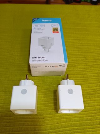 2 Enchufes Inteligentes Hama WiFi