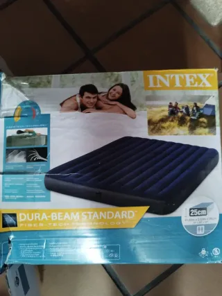 Colchón hinchable Intex Dura Beam (183 x 203 x 25)