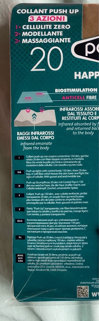 Collant Push Up Pompea Skin 