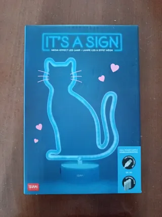 Lampada Neon Gatto Legami