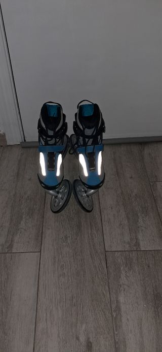 Patines Landroller con protecciones y mochila