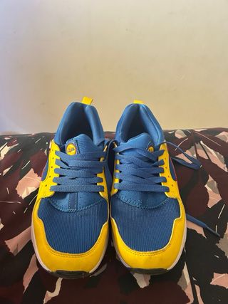 Zapatillas Deportivas Mujer Lidl Azul y Amarillo