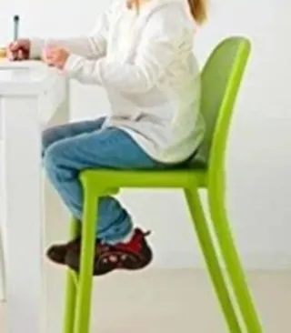 Silla alta IKEA TRONA URBAN verde plástico