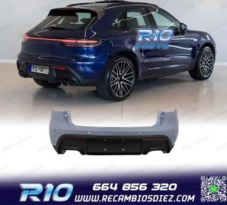 PARAGOLPES TRASERO PORSCHE MACAN 18-23 LOOK TURBO