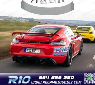 ALERON SPOILER PORSCHE CAYMAN 17-23 LOOK GT4