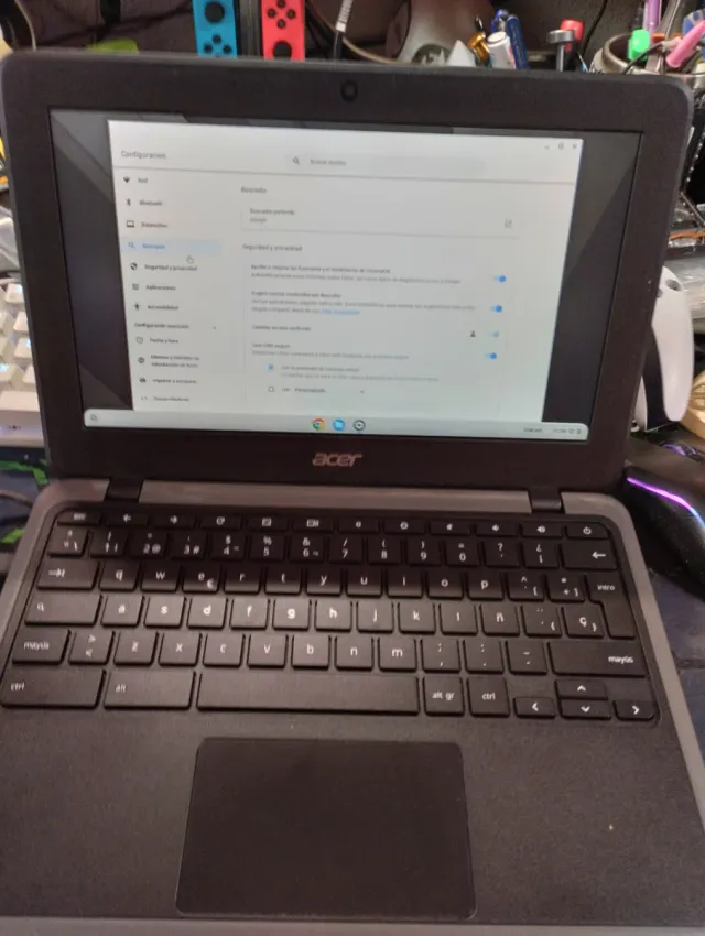 Computer portatile Acer Chromebook C733 grigio e nero