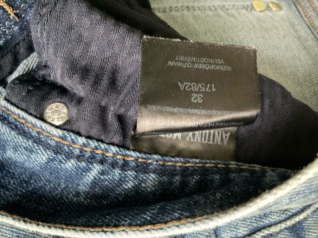 Jeans uomo Antony Morato gamba dritta size 32