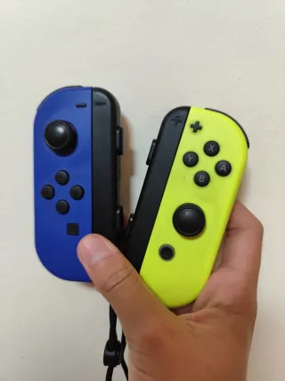 Mandos Nintendo Switch Joy-Con Azul/Amarillo