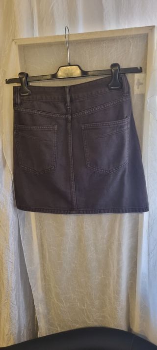 Gonna pantalone corta grigia