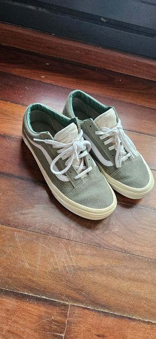 Zapatillas Vans Old Skool Ante Verde