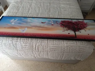 Cuadro Decorativo Corazón y Palomas