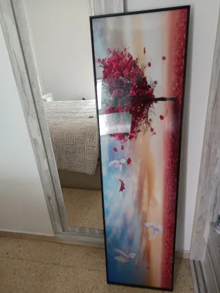 Cuadro Decorativo Corazón y Palomas