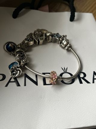 Charm Pandora Pink Daisy