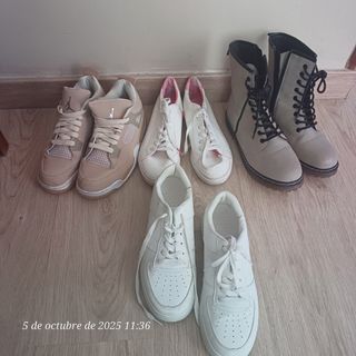 Zapatillas Beige y Blancas todo por 20€